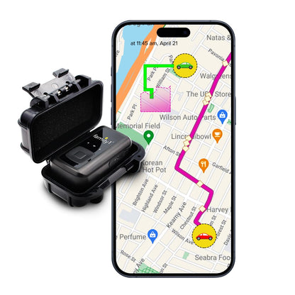 Family1st GPS Tracker Device for Vehicles, Cars, Loved Ones, Up to 30 Day Battery with Waterproof Case Magnetic, Real-Time Tracking with App. Subscription Needed.