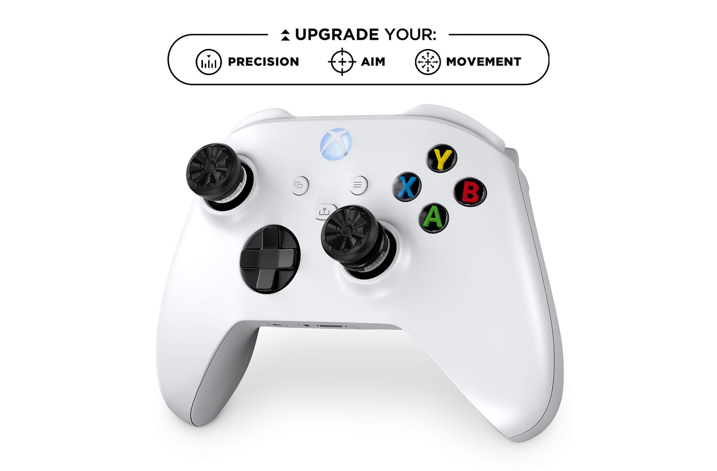 KontrolFreek Aim Boost Kit for Xbox One and Xbox Series X Controller | Includes Performance Thumbsticks and Precision Rings | Black Galaxy Edition