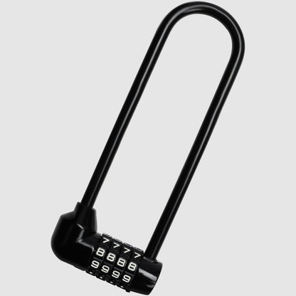 Kurtzy Combination Long Shackle Padlock - Long Gate Lock for Outdoor Fence/Gate with Resettable Code - Weatherproof Padlock for Door, Bicycles & Sheds