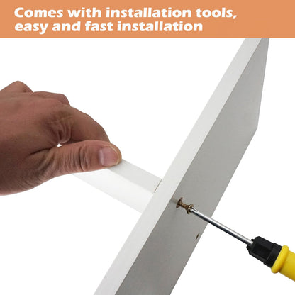 Meikuler Desktop Shelf Organizer, Adjustable Wood Display Desk Shelf, Office Storage Rack Tabletop Bookshelf Multipurpose Shelves for Home Decor, Office, Gifts (Solid White)