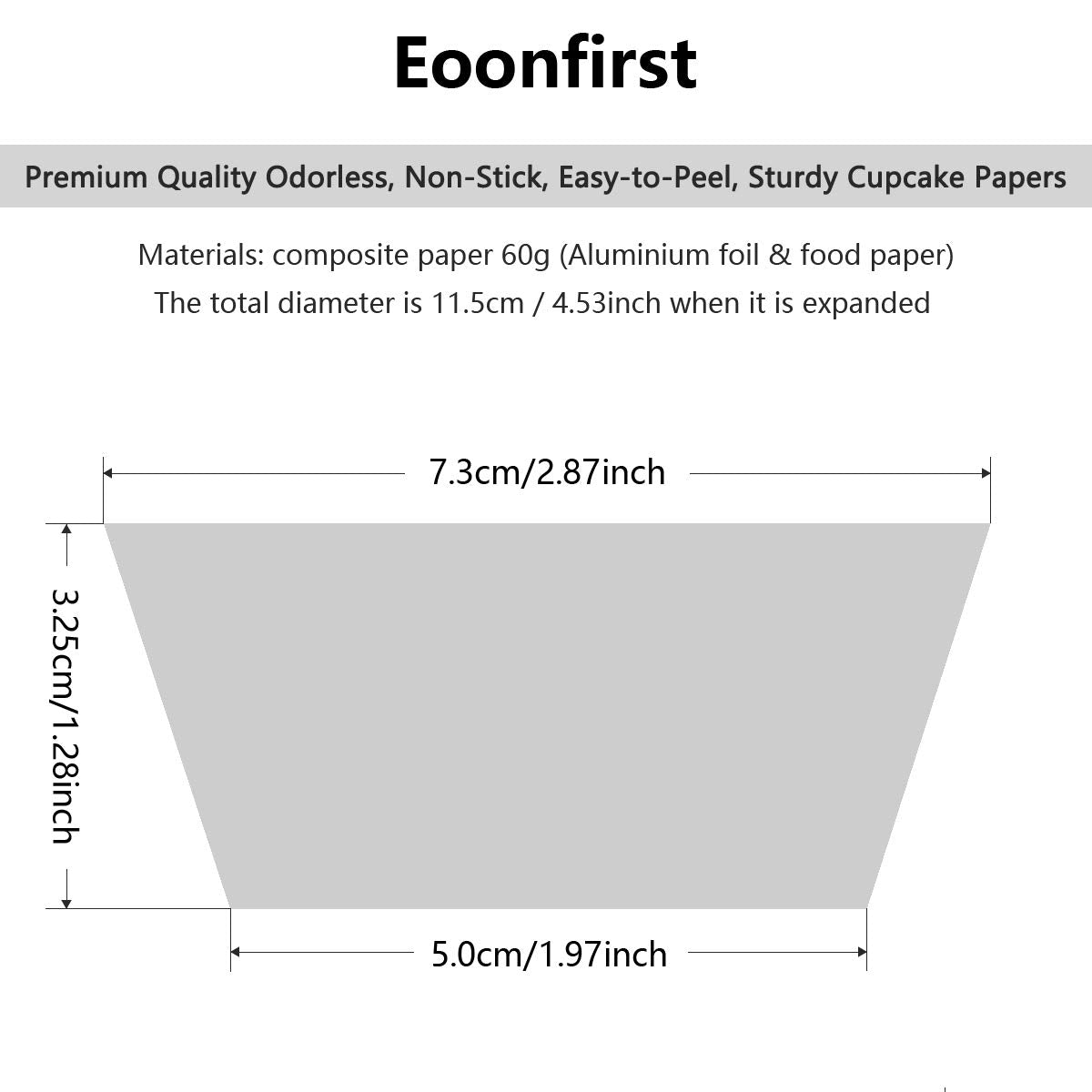 Eoonfirst Black Foil Cupcake Case Liners New Year Baking Muffin Paper Cups 198 Pcs