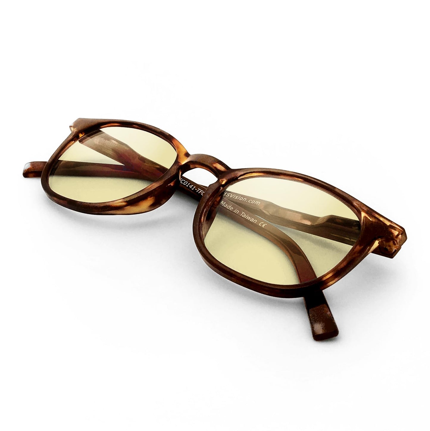 J+S Blue Light Blocking Glasses for Women Men | Anti Eyestrain Headache Glare 400UV from Computer/Gaming/TV/Phones (Hua HD lens - WF1 Oval | Tortoise Shell Frame)