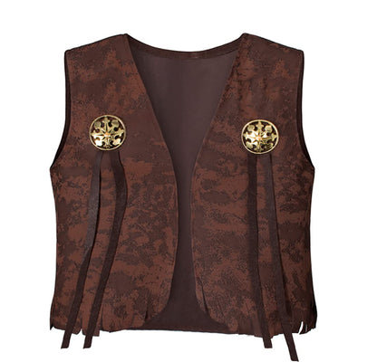 Cowboy Costume for Boys 5pcs Set Kids Dress Up Birthday Halloween Party Cosplay 8-10 Years