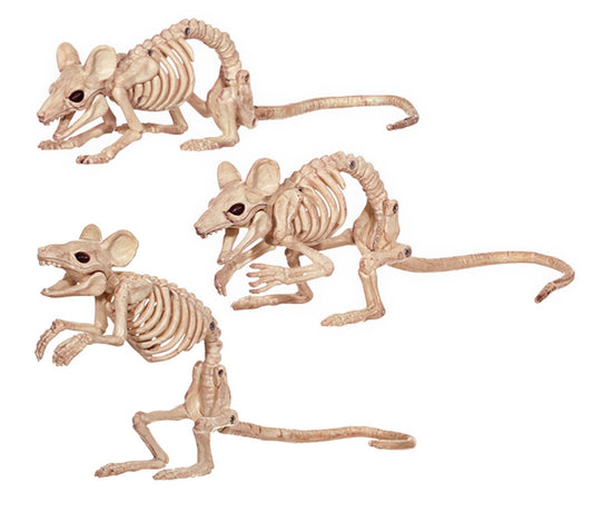 Crazy Bonez Creepy Skeleton Mice