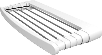 Gimi Telepack 70 Wall-Mounted Clothes Airer Wall Clothes Drying Rack 70 x 38 x 6 cm Size, White