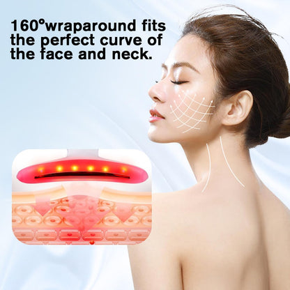 LATME Facial Massager,Neck Face Massager Tool,3 Mode Massage with Heat,Portable Beauty Instrument for Skin Care Women Gift