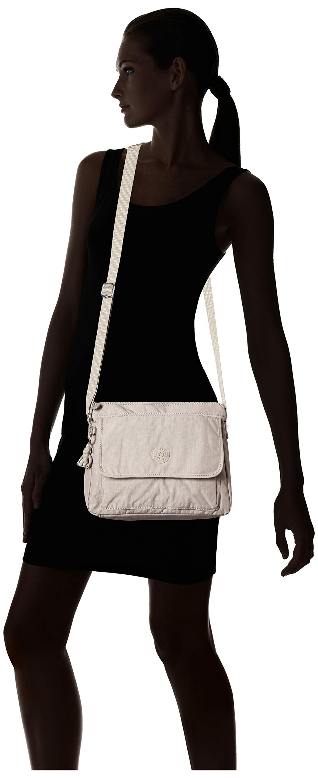 Kipling Women's Rose Gold Metallic Crossbody Handbag, 8.75 Inches