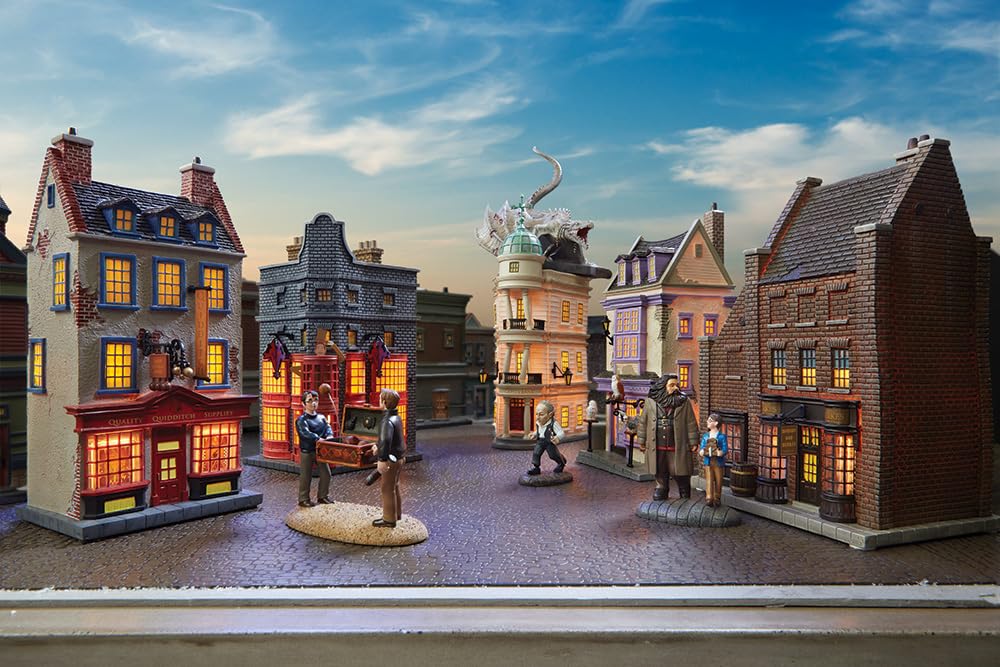 Department 56 Harry Potter Village Eeylops Owl Emporium Lit Building, 8.66 Inch, Multicolor