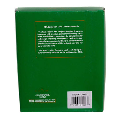 Kurt Adler GG0294 1-Inch Ornament Set, Red, White