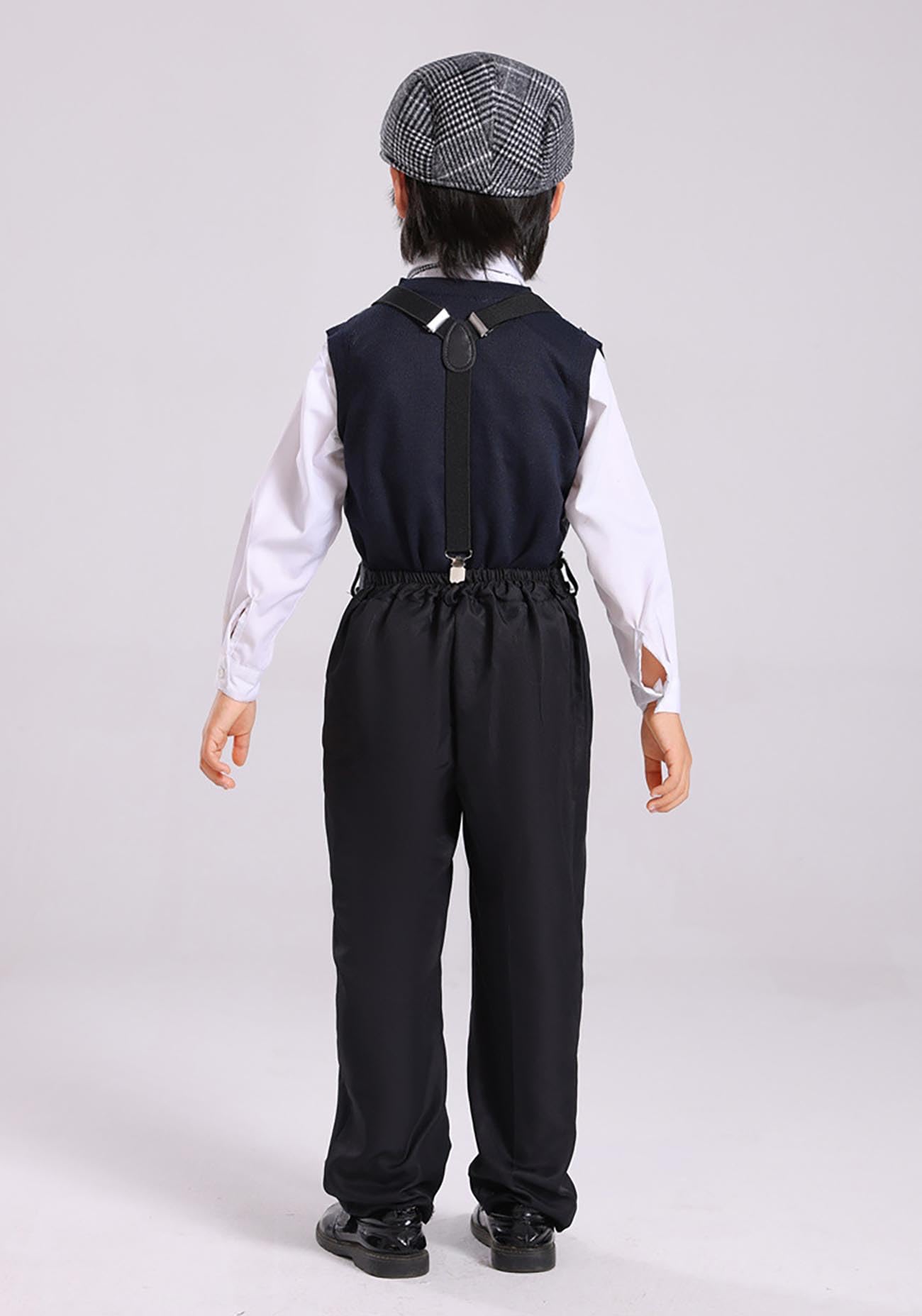 100 Days of School Old Man Costume for Boys Grandpa Old Person Sweater Vest old lady costume for Kids