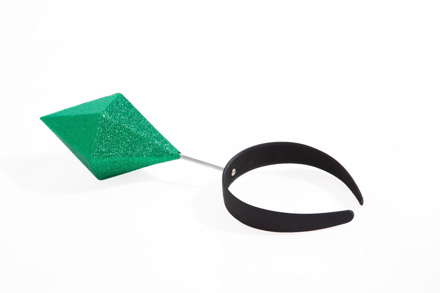 Cosplaya Diamond Shape Costume for Women Mens Headband Adult Hat Headpiece Green Halloween Cosplay Accessories