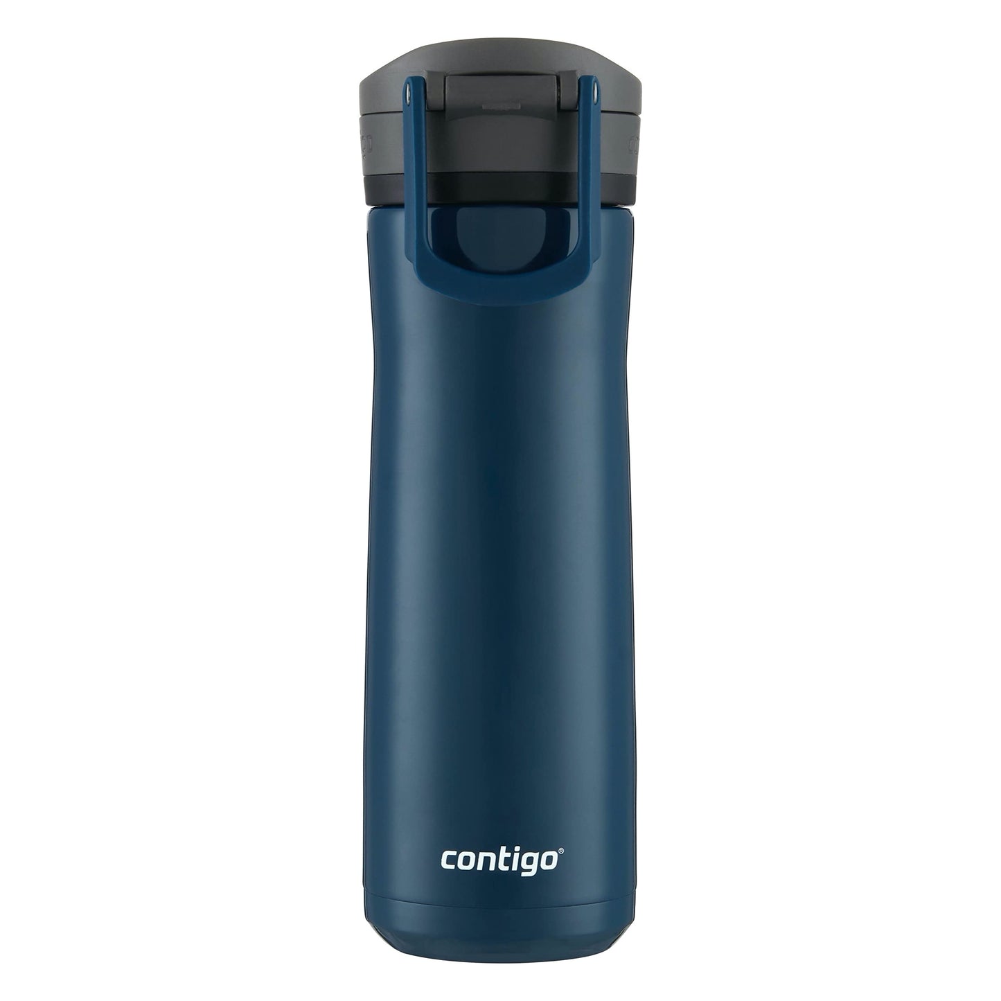 Contigo Jackson Chill 2.0, Vacuum-Insulated Stainless Steel Water Bottle with Secure Lid, Leak-Proof Travel Friendly, 20oz Capacity, Blueberry Color, Keeps Drinks Cold for 12 Hours