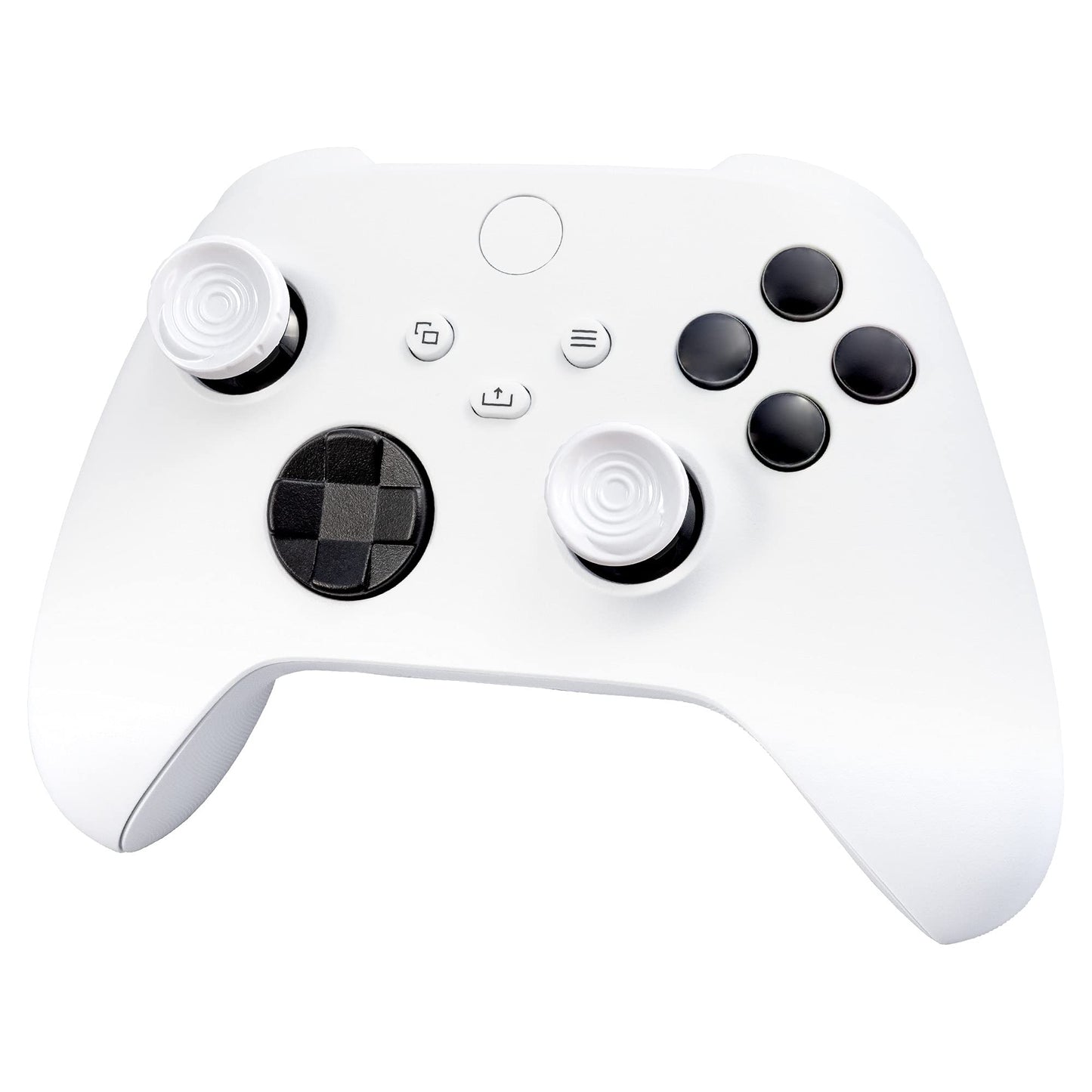 KontrolFreek CQC Rush for Xbox One and Xbox Series X Controller | Performance Thumbsticks | 2 Mid-Rise Concave | White