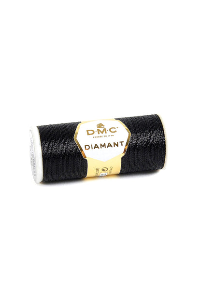 DMC Diamant Metallic Needlework Thread, 38.2-Yard, Ebony