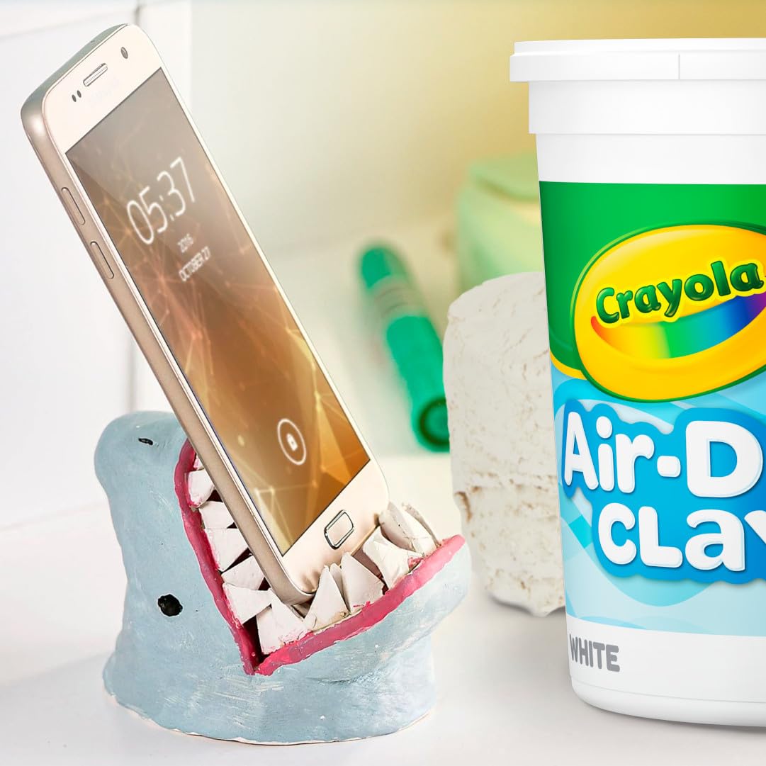 Crayola Air Dry Clay (5lbs), Teacher Supplies, Natural White Modeling Clay for Kids, Sculpting Material, Bulk Craft Supplies, School Classroom Must Haves