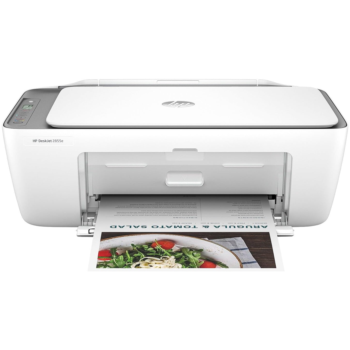 HP DeskJet 2855e Wireless All-in-One Color Inkjet Printer, Scanner, Copier, Best-for-home, 3 months of Instant Ink included, Single-band Wi-Fi connectivity (588S5A)