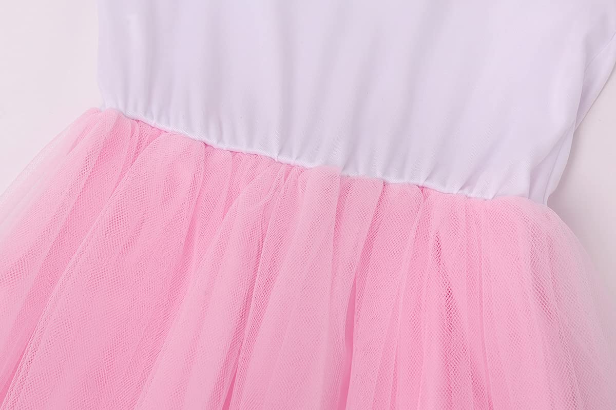 Gomukot Kids Cowgirl Costume for Girls Halloween Western Rodeo Dress Up (Pink, 7-8Years)