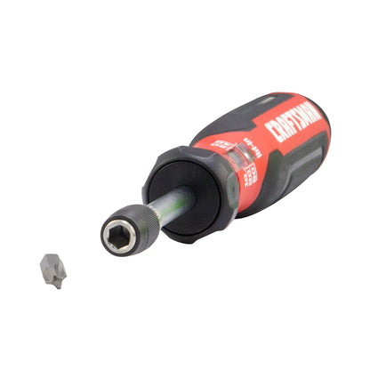 CRAFTSMAN Torque Screwdriver Set with Storage, 1" Phillips, Slotted, Hex, Torx and Square Screwdriving Bits, 29 Piece (CMHT68130)