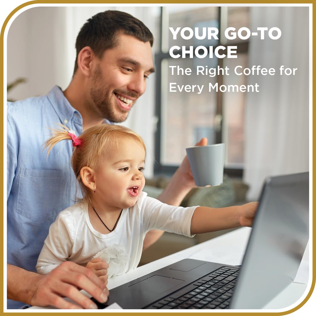 Don Francisco's Kona Blend Whole Bean Coffee, Medium Roast – 100% Arabica,18 oz Bag, Premium Coffee for Drip, Pour Over & French Press