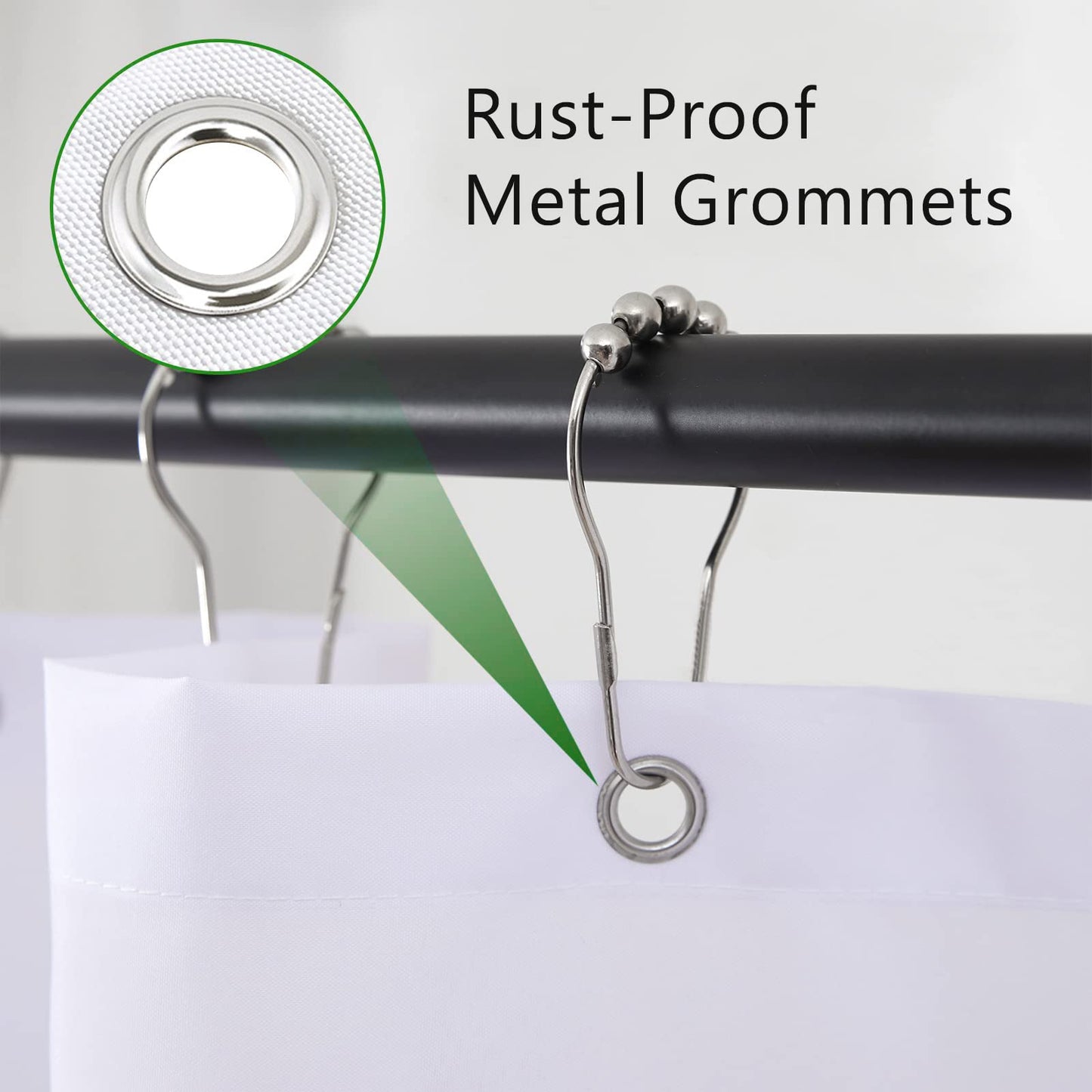 Mitpok Halloween Funny Skull Skeleton Shower Curtain 60Wx72H Gothic Spooky Unique Cool Bone in Bathtub Bubbles Horror Cat Fish Retro Scary Bathroom Decor Bath Curtain Fabric Polyester 12 Pack Hooks