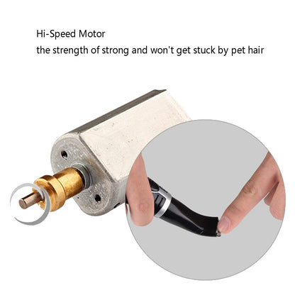 Dog Clippers, Cordless Cat and Small Dogs Clipper, Low Noise Electric Pet Trimmer, Dog Grooming Clippers for Trimming The Hair Around Paws, Eyes, Ears, Face, Rump …