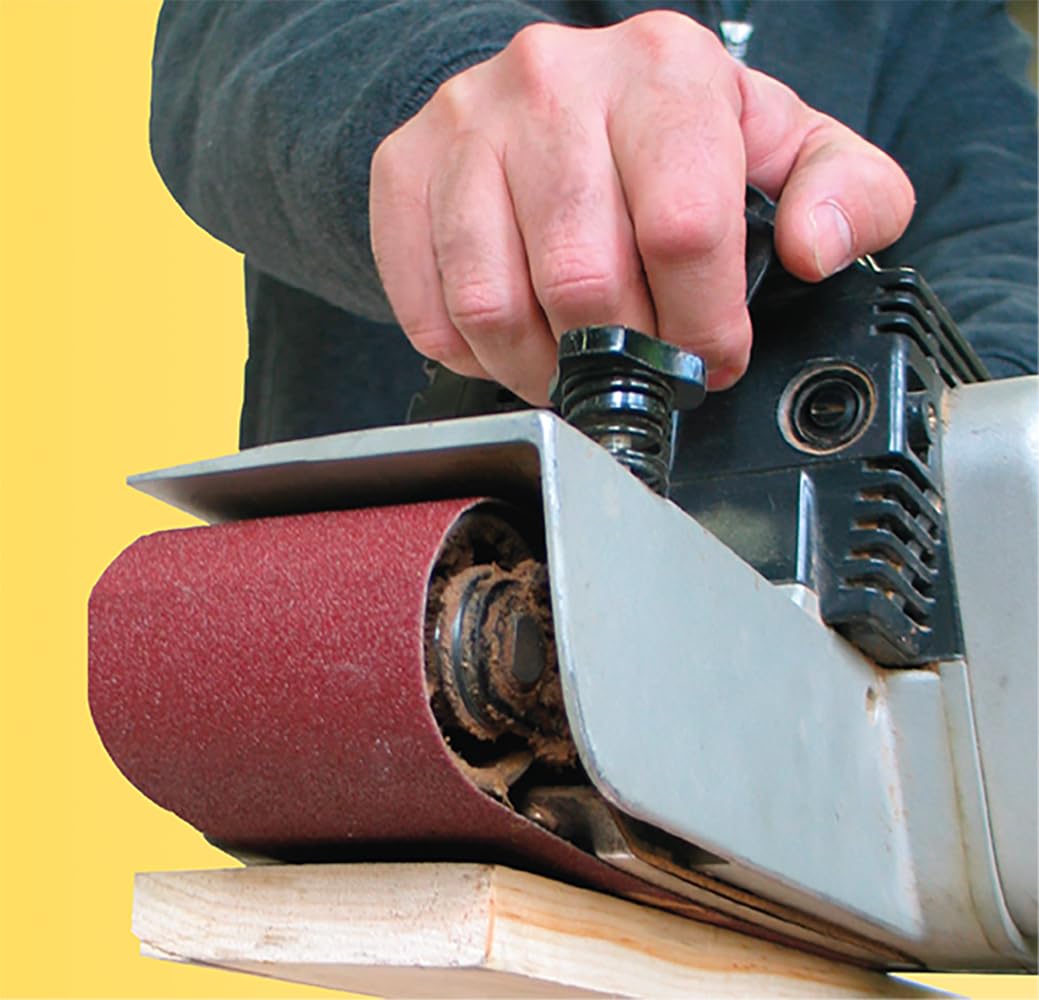 IVY Classic 43100 Flex-Abrasive 4-Inch x 24-Inch 36 Grit Extra Coarse Resin Cloth Aluminum Oxide Sanding Belt, 10-Pack