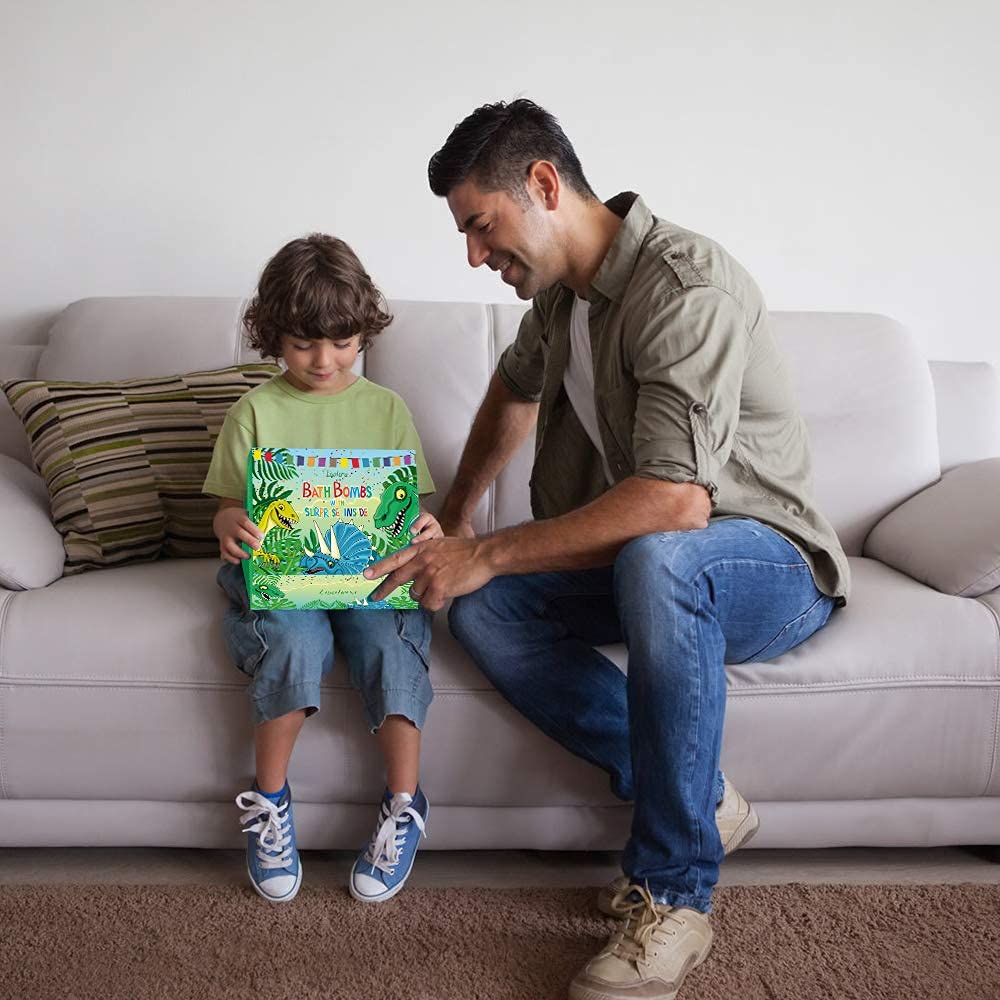 Easter Bath Bombs for Kids with Surprise Toys Inside - Perfect Basket Stuffers, 12Pcs Dino Egg Bath Bombs Gift Set, Gentle and Kids Safe Bubble Bath for Birthday Girls Boys