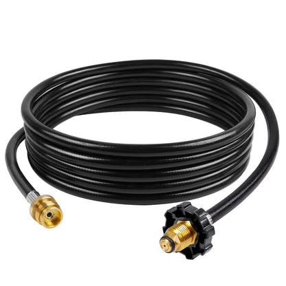 GASPRO 18-Foot Propane Hose Adapter, Compatible with Mr. Heater Buddy Heater, Portable Grill, and More, Connects to 5-100lb Tank