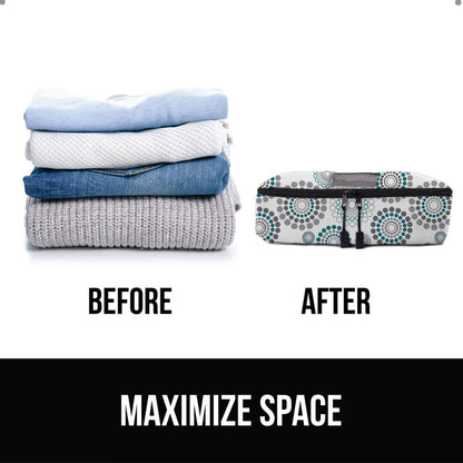 GORILLA GRIP 6 Set Packing Cubes, Travel Essentials for Suitcase, Mesh Organizer Bags for Clothes Toiletries Shoes and Laundry, Luggage and Carry On Airplane Accessories, Traveling Must Haves Spiral