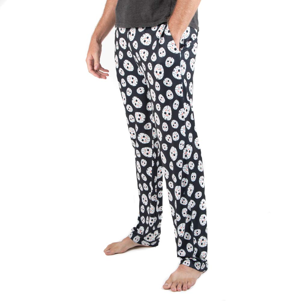FRIDAY THE 13TH Jason Mask AOP Sleep Pajama Pants-M