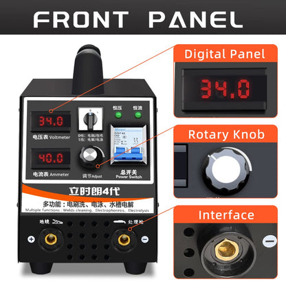 DKland LSL-4000 Weld Bead Electrolysis Cleaning Machine 220V,Industrial Weld Cleaner for TIG, Spot Welds. Welding Supplies