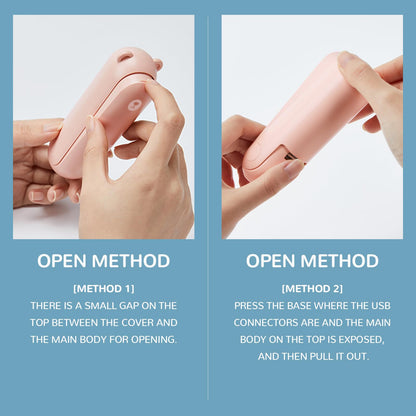 JISULIFE Handheld Mini Fan, 3 IN 1 USB Rechargeable Portable Fan [12-19 Working Hours] with Power Bank, Flashlight, Pocket Design for Travel/Summer/Concerts/Lash, Gifts for Women (Pink)