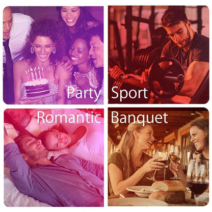 ILC RGB LED Light Bulb, Color Changing 40W Equivalent, Daylight White, 450LM Dimmable 5W E26 Screw Base RGBW, Mood Light Bulb - 12 Color Choices - Timing Infrared Remote Control Included (4 Pack)