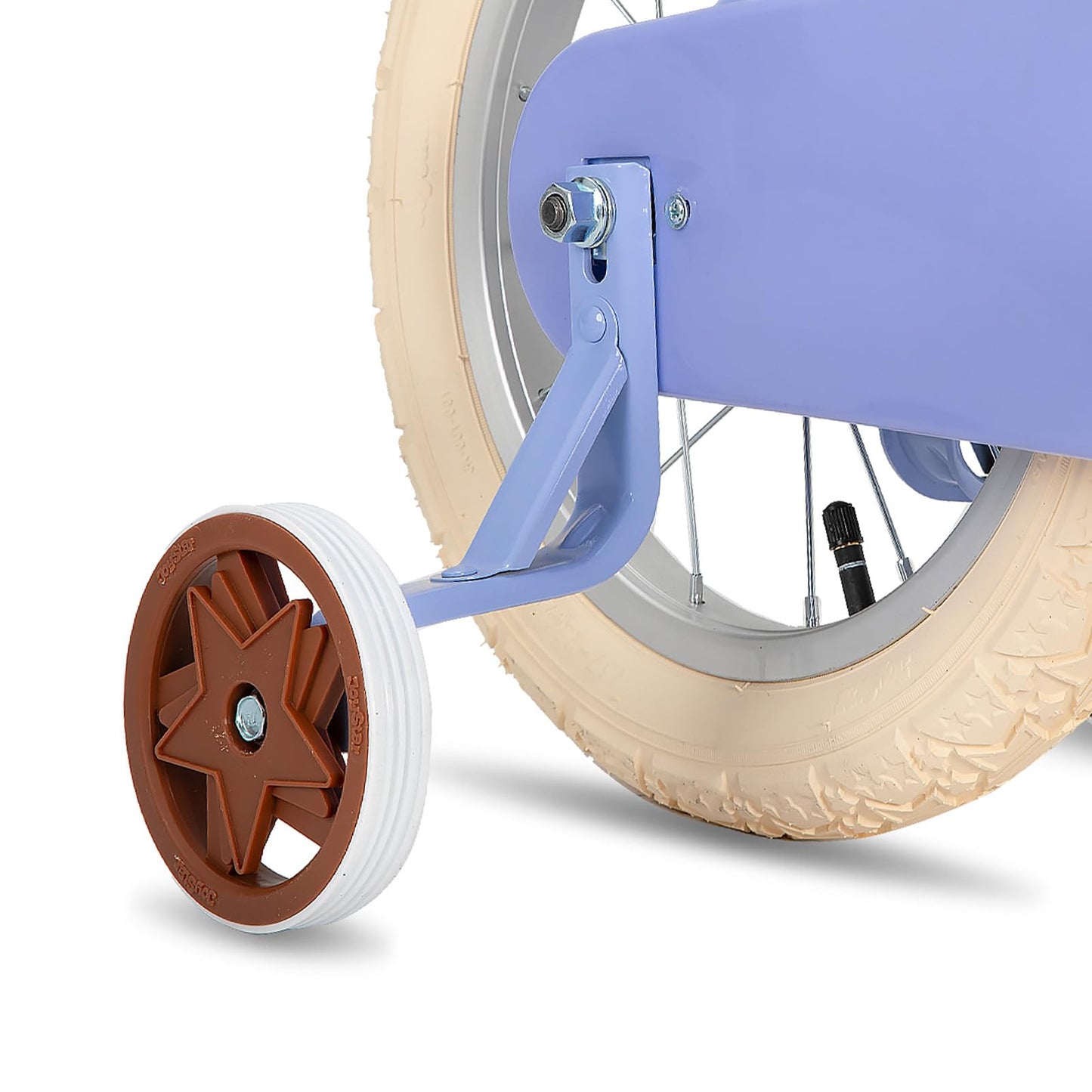 JOYSTAR 12 inch Kids Bike for Toddlers 3-4 Years(33"-41") Girls, Girls Bike with Training Wheels & Basket, Kids' Bicycle Purple