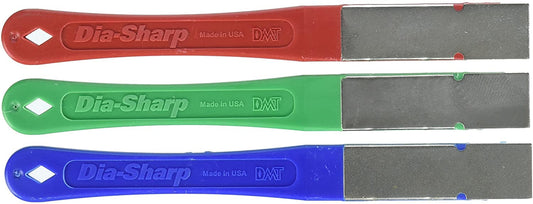 DMT (Diamond Machining Technology) 2.5-in. DiaSharp Diamond Mini-Hone Sharpening Kit of Coarse, Fine, and Extra Fine Grit Sharpeners (D2K)