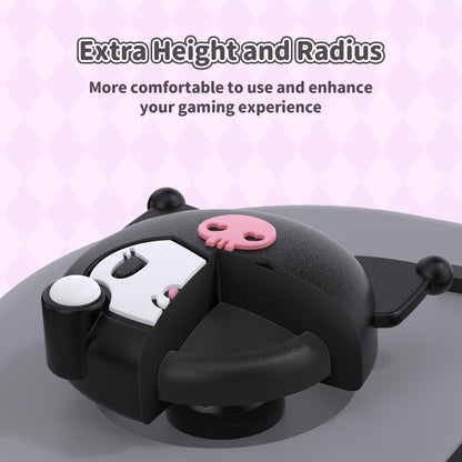 Kuitmor Cute Thumb Grip Caps for PS5,Soft Silicone Joystick Caps,Cute Cartoon Thumbstick Grips Compatible with PS5/PS4/Switch Pro Controller 4PCS - KLM