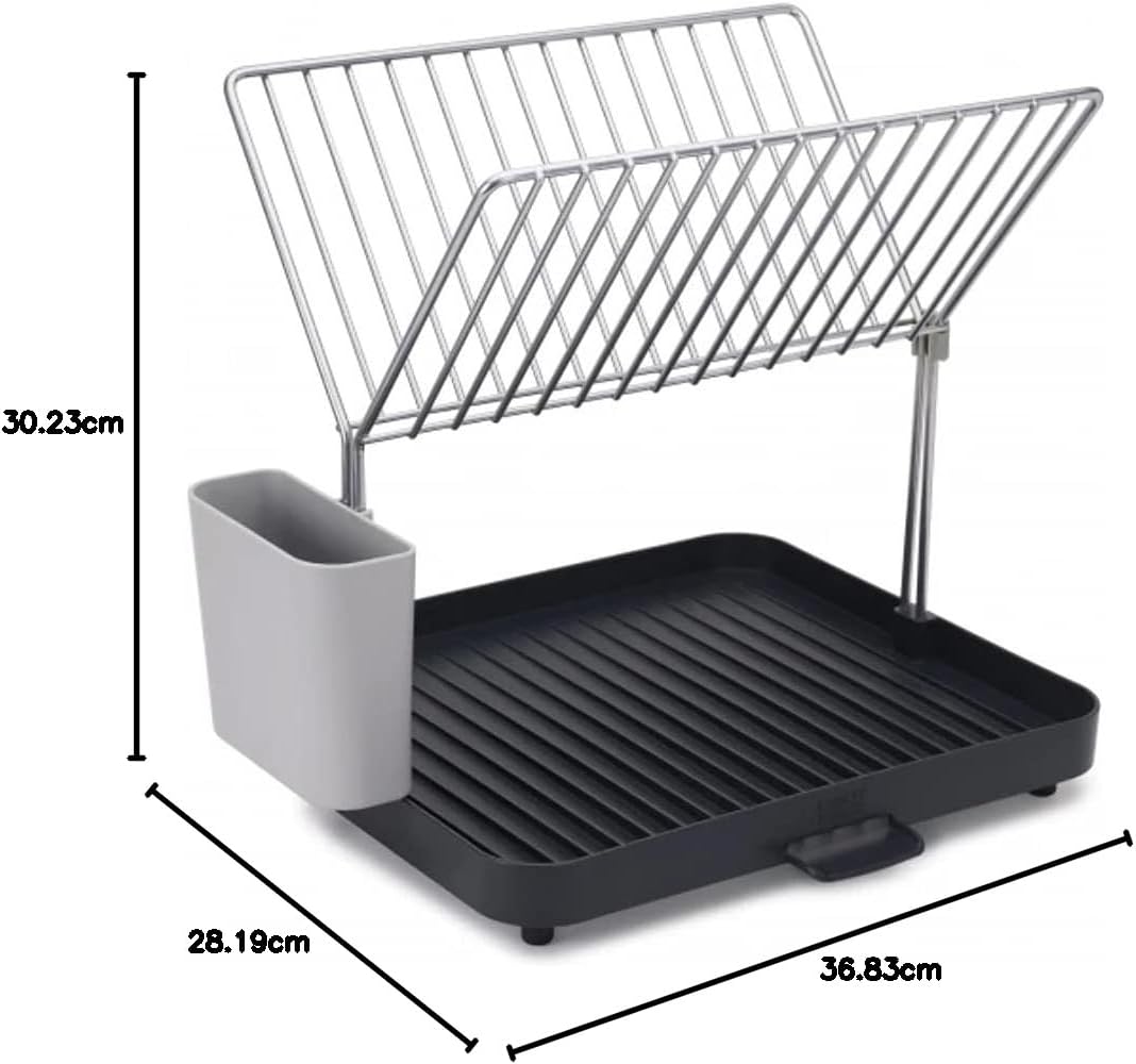Joseph Joseph Y-Rack 2-Tier Dish Drainer - Grey