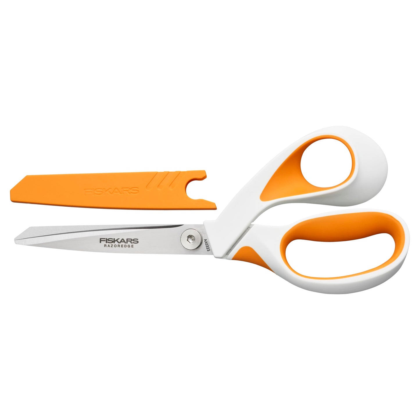 Fiskars RazorEdge Fabric Scissors - 8" Heavy Duty Fabric Shears with SoftGrip Ergonomic Handle, Premier Grade Stainless Steel Blades