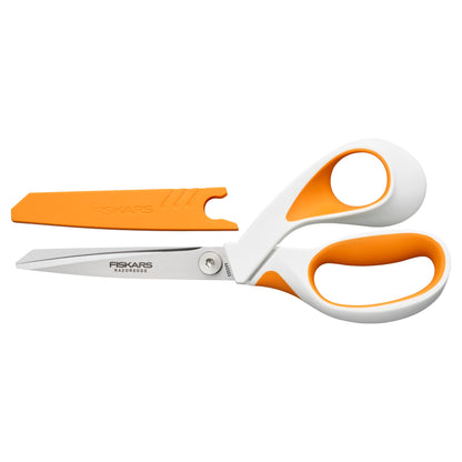 Fiskars RazorEdge Fabric Scissors - 8" Heavy Duty Fabric Shears with SoftGrip Ergonomic Handle, Premier Grade Stainless Steel Blades