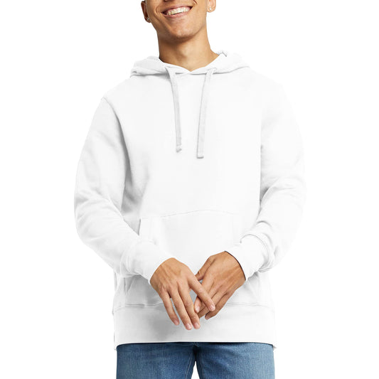 Hanes Comfortblend Originals Midweight Fleece Hoodie, Pullover Hooded Sweatshirt for Men, White, X-Large