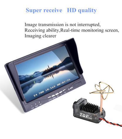 Crazepony Spotter V2 Micro FPV AIO Camera 5.8G with OSD Integrated Mic FOV170 Degree 700TVL Video Transmitter 40CH 20MW-200MW Adjustable VTX for Mini FPV RC Drone