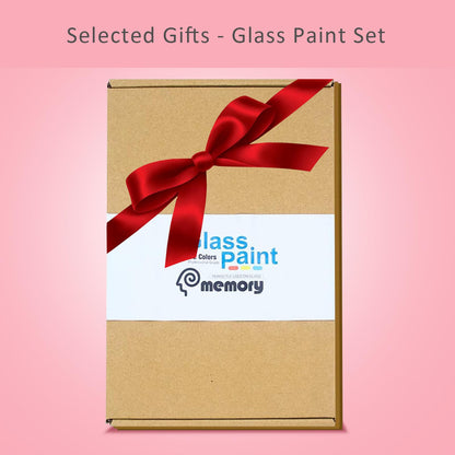 Colorful Stain Glass Paint Kit with 12 Colors, 3 Nylon Brushes, 1 Palette, Permanent Acrylic Enamel Painting Set to Create Translucent Arts on Transparent Wine Glasses, Enamel, Window and Glass