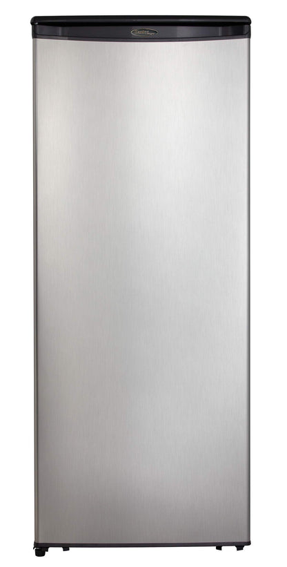 Danby Designer DAR110A1BSLDD 11 Cu.Ft. Apartment Refrigerator in Fingerprint Free Stainless Finish, Full Fridge for Condo, House, Small Kitchen, E-Star Rated, Spotless Steel