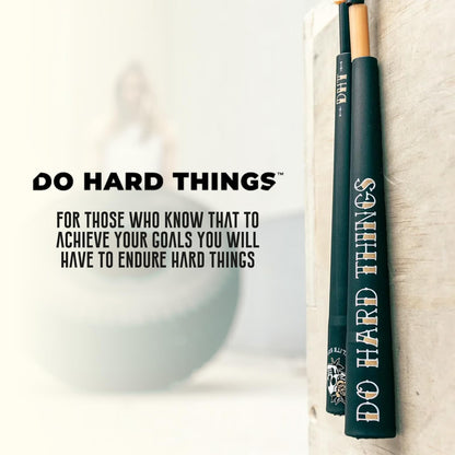 Elite Jumps - Do Hard Things Edge Beaded Jump Rope - For All Ages - Durable & Lightweight - 10ft Long Adjustable Rope - Tangle-Free - Shatterproof 1” Beads - Long Edge Handles - Graphite