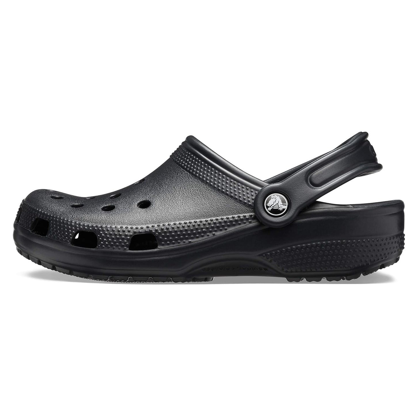 Crocs Unisex-Adult Classic Clogs, Black, 3 Men/5 Women
