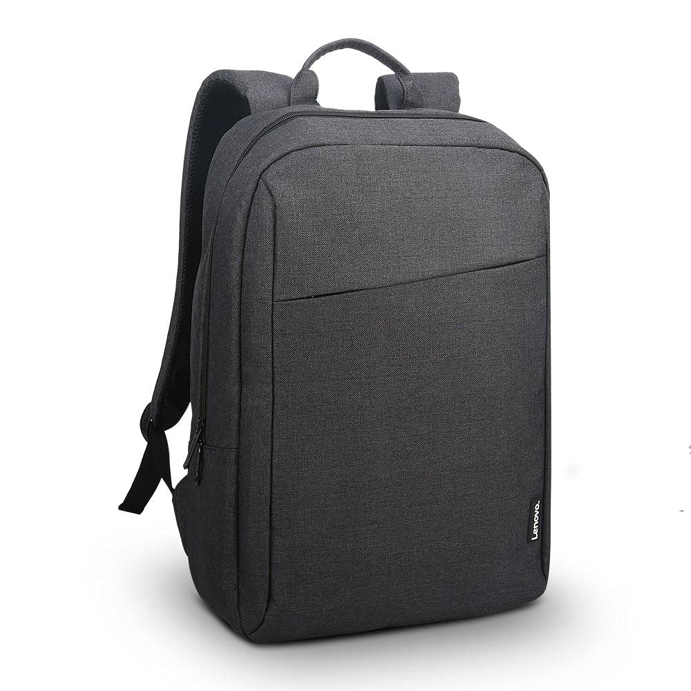 Lenovo Laptop Backpack B210, 15.6-Inch Laptop/Tablet, Durable, Water-Repellent, Lightweight, Clean Design, Sleek for Travel, Business Casual or College, GX40Q17225, Black