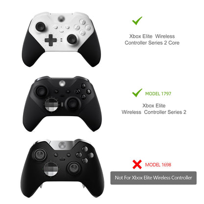 13 in 1 Metal Thumbsticks for Xbox One Elite Series 2, Elite Series 2 Controller Accessory Parts, Gaming Accessory Replacement, Metal Mod 6 Swap Joystick, 4 Paddles, 2 D-Pads, 1 Tool (Plating Gold)