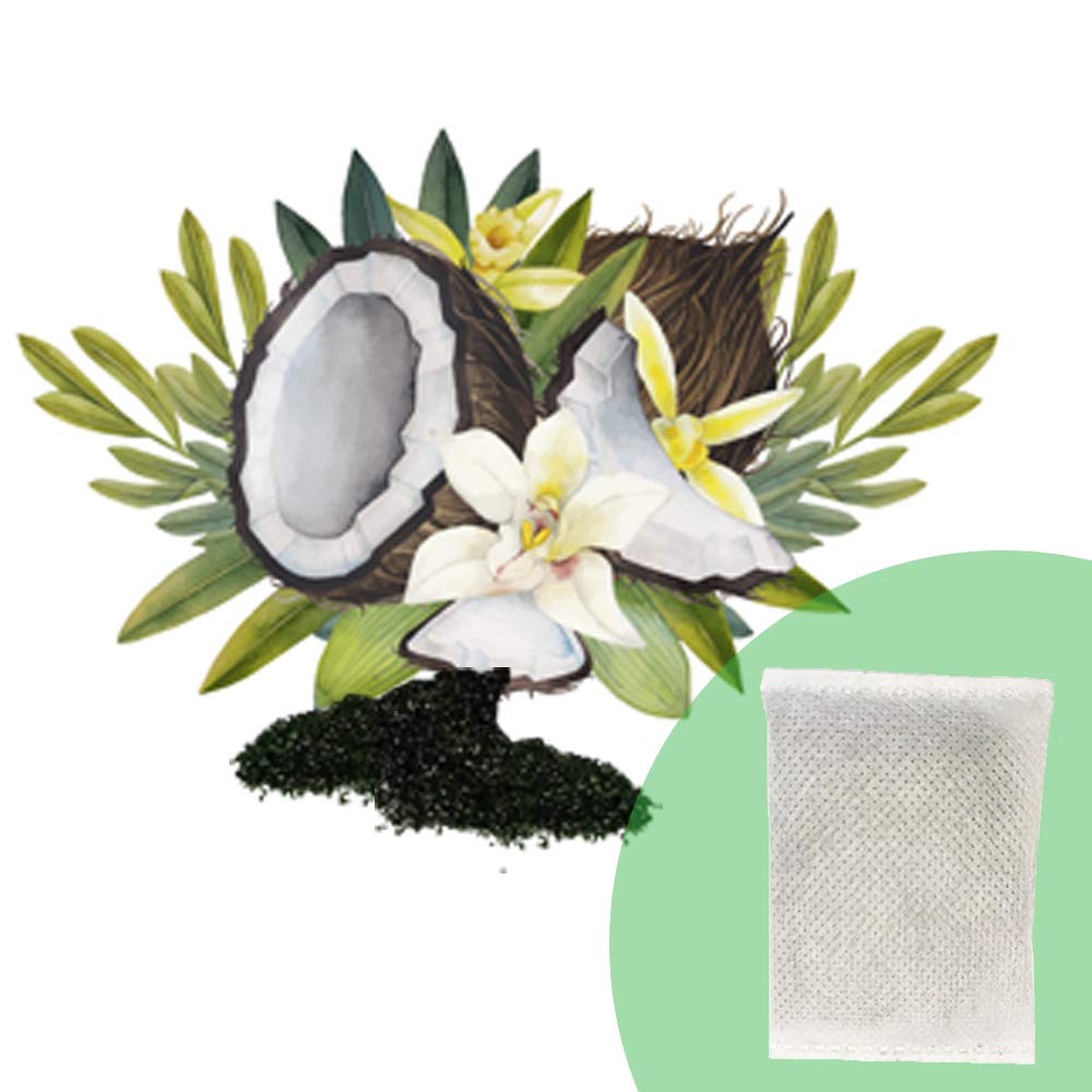 Green Piece® All-Natural Baby Diaper Pail Deodorizer - Pack of 36 - Activated Charcoal - Compatible with Diaper Pails, Shoe Closets - Made by Green Piece Mfg