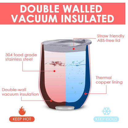 Deitybless Funny Gifts for Women - Unique Gifts for Mom, Wife, Sister, Best Friend, Friendship, Divorce, Retirement, Birthday Gifts for Women, Teachers, 12oz Wine Tumbler