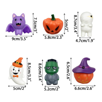 Jofan 6 Pack Halloween Light Up Bath Toys Halloween Toys for Kids Toddlers Boys Girls Halloween Party Favors Halloween Treat Bags Gifts